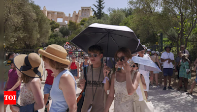 Greece closes more ancient tourist sites amid heatwave - Times of India