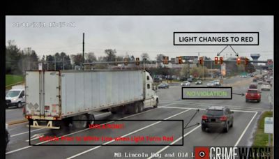 1 town in Pennsylvania issued 5,200 red-light cam warnings — real tickets soon!