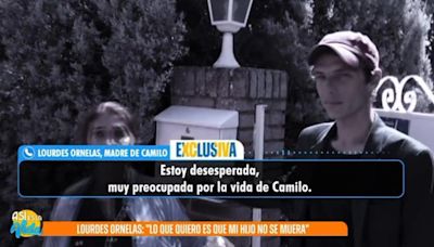 Temor por la vida del hijo de Camilo Sesto: "El no es malo, tiene una enfermedad"