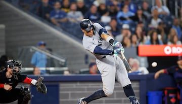 El capitán de los Yankees, Aaron Judge compite por la Triple Corona de la Liga Americana