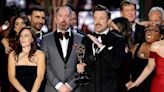 Pete Davidson Presents Fellow SNL Alum Jason Sudeikis with Comedy Series Emmy for Ted Lasso