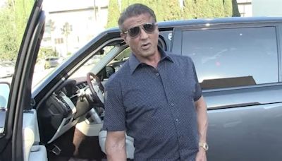 Sylvester Stallone's Benz Gets a Bump: A Not-So-Action-Packed Encounter