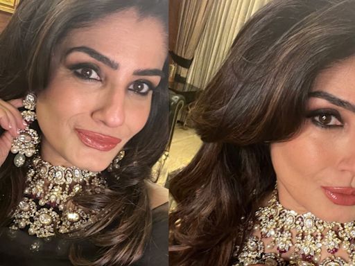 Raveena Tandon's Modern Touch To Her Outfit At Sonakshi Sinha’s Wedding Reception Is Winning The Internet - News18