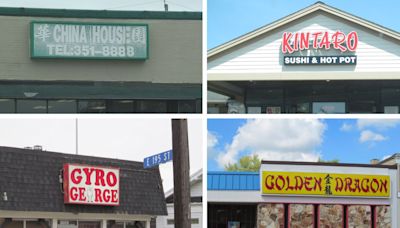 Which 25 suburban Cuyahoga County restaurants, stores had the most food inspection violations in 2023-2024?