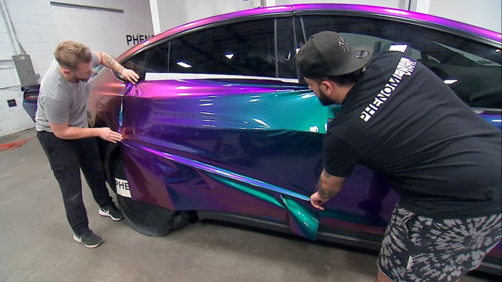 That new car look: Vinyl wrapping transforms customization business