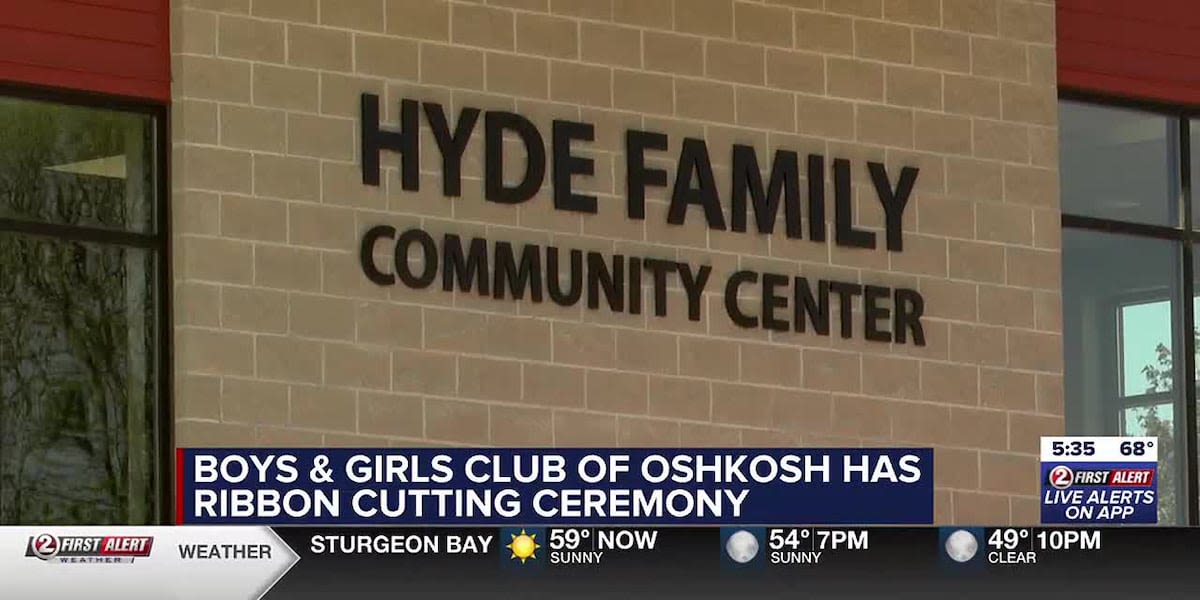 Boys & Girls Club of Oshkosh cuts the ribbon on a new building