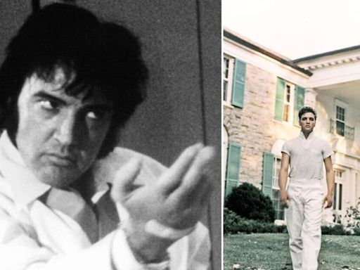 Elvis' karate moves left hidden damage that fans can see on Graceland tour