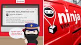 Scammers exploit fake Ninja Van delivery notices in email phishing scam