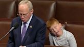 6-Year-Old Steals Spotlight During Congressman Dad's Speech With Silly Antics