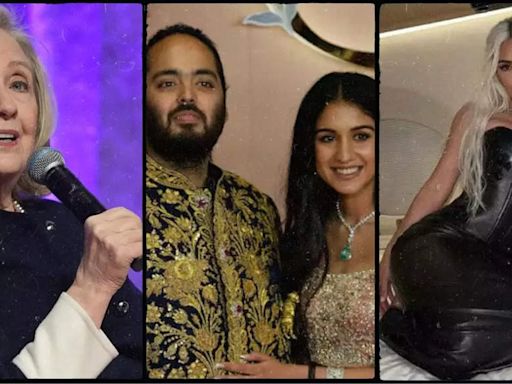 ...Ambani and Radhika Merchant's wedding guest list features Hillary Clinton, Boris... Kardashian: Reports | Hindi Movie News - Times of India