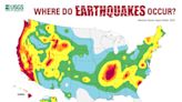 New map shows U.S. areas at risk of damaging earthquakes