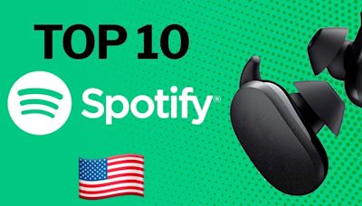 Ranking Spotify: las 10 canciones más escuchadas en Estados Unidos