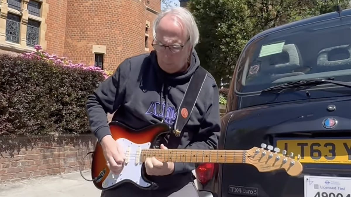 America’s Got Talent star Old Grey Guitarist plays Whole Lotta Love… outside Jimmy Page’s house