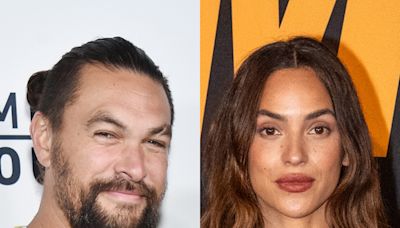 Jason Momoa and Adria Arjona Seal Their New Romance With a Kiss During Date Night - E! Online