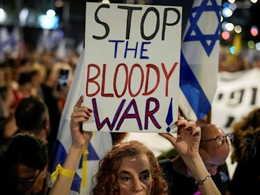 Israeli protesters block highways, call for cease-fire to return hostages 9 months into war in Gaza | World News - The Indian Express