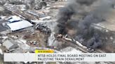 Sensor failed to catch burning rail bearing suspected in East Palestine train derailment, NTSB says