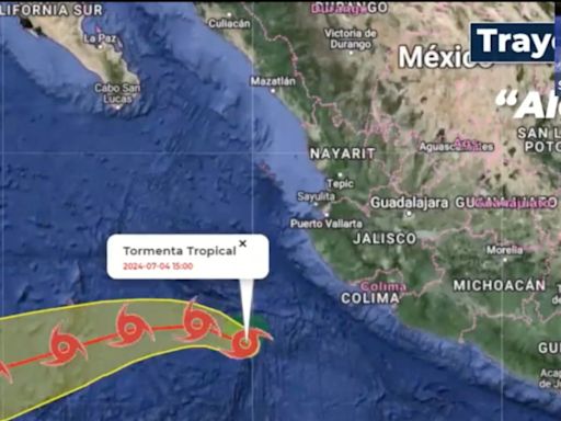 Trayectoria EN VIVO: Se forma la tormenta tropical 'Aletta' en el Pacífico