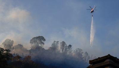 Large fire breaks out in Rome near public TV station and court of justice