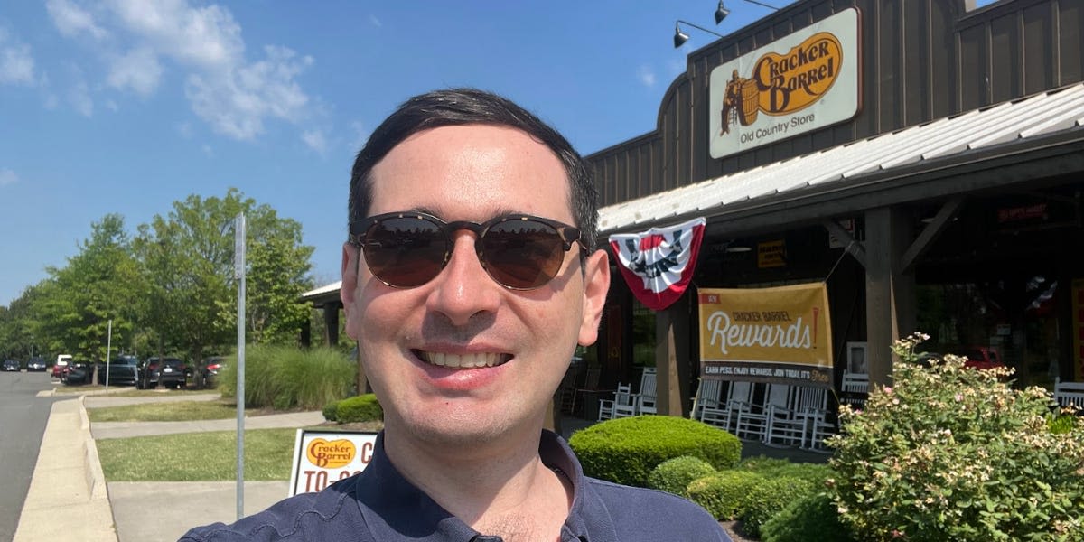 I went to Cracker Barrel and saw why the restaurant chain is 'not as relevant' as it once was