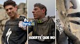 Hugo García sufre un accidente en competencia de ciclismo y tuvo que ser auxiliado (VIDEO)