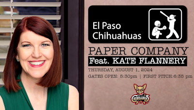 Kate Flannery to make special appearance at Chihuahuas game