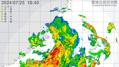 凱米颱風西南氣流旺盛 高雄茂林單日雨量1412毫米刷新紀錄
