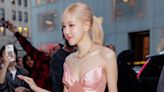 Rosé's Massive Jacquard Platforms Gave Her Baby Pink ’Fit an Edge