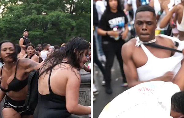 Multiple Fights & Chaos Break Out After NYC Pride Parade