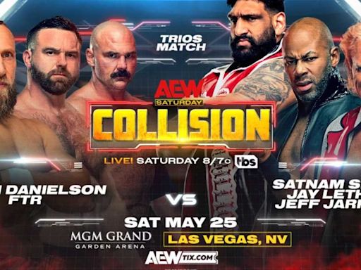 All Elite Wrestling amplía la cartelera de AEW Collision del 25 de mayo