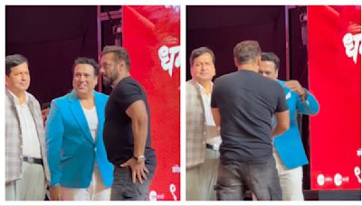 Salman Khan does a little dance with Govinda at Dharmaveer 2 trailer launch, fan says ‘waiting for Partner 2’. Watch