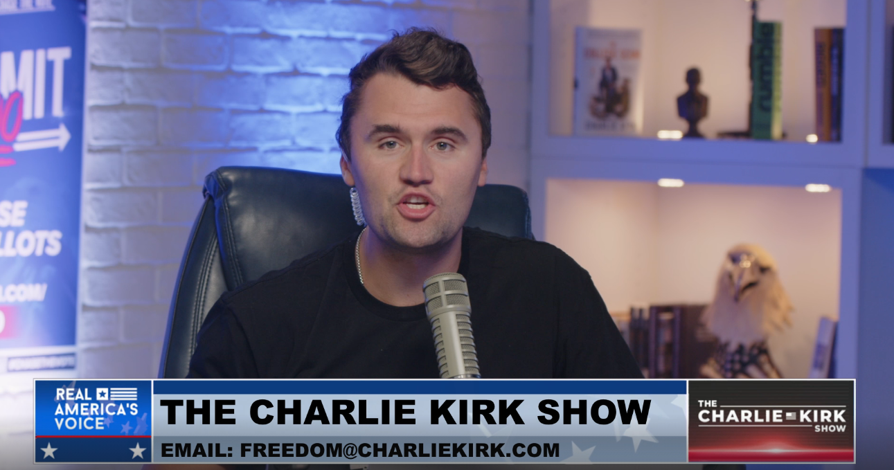 Charlie Kirk: "Kamala Harris screams as somebody who has unaddressed, lingering father issues"