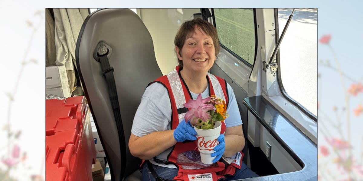 Hand-picked bouquet brings Tallahassee Red Cross volunteer to tears