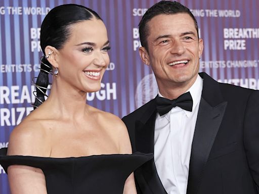 El insólito posado de Katy Perry y Orlando Bloom