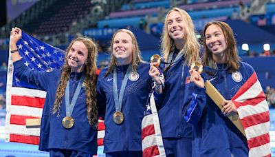 U.S. Swimming Ends Paris Olympics on Top—Just Barely