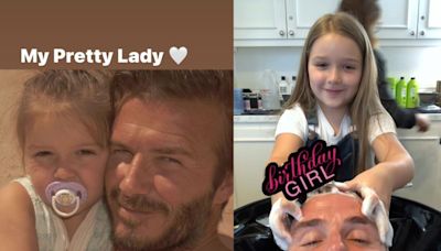 David Beckham homenageia filha, Harper, em aniversário de 13 anos