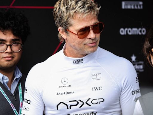 Brad Pitt Joins F1 Drivers in the Media Pen at British GP for Possible ‘Post Quali Interview’ of His Own