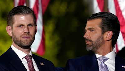 Don Jr. y Eric Trump buscarán candidatos leales para unirse al gabinete del posible segundo mandato de Trump