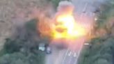 Guerra Rusia-Ucrania: el momento en que un misil ucraniano destruye un tanque ruso