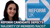 Second Reform UK candidate defects to Tories saying 'majority' of members are 'racist' and 'bigoted" - Latest From ITV News