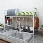 熱銷 廚房置物架水槽瀝水碗架304不銹鋼放碗筷收納盒水龍頭洗碗池架子
