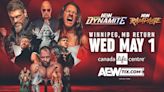 All Elite Wrestling amplía la cartelera de AEW Dynamite del 1 de mayo