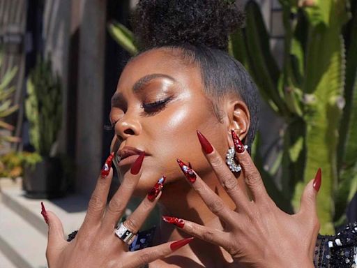 Taraji P. Henson's 16 Best Manicures—From Classic Chrome to Water Drip Accents