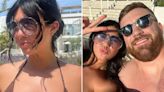 Belle Hassan hailed for showing off 'real body' on holiday with Scots rugby hunk