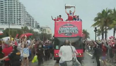 Florida Panthers honored with Parade of Champions in Fort Lauderdale Beach