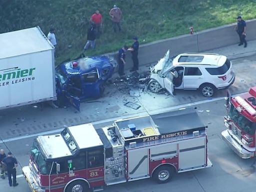 Michigan state trooper dies after crash on I-75 in Lincoln Park