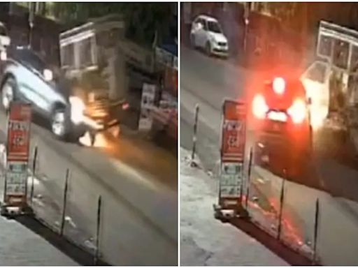 Sharad Pawar’s party leader’s son rams SUV into poultry tempo in Pune | Video