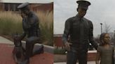 Mount Holly unveils two bronze statues to honor fallen officer Tyler Herndon