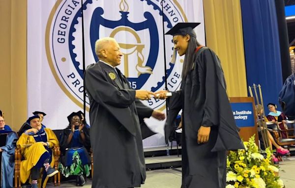 An engineer made history as Georgia Tech’s first Black graduate; 59 years later, he passes the torch to his granddaughter | CNN