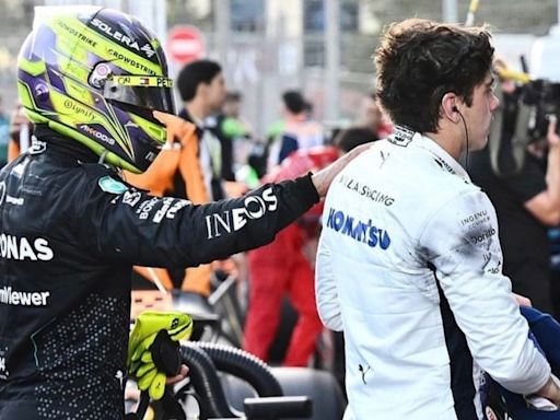 Franco Colapinto contó cómo fue su encuentro con Lewis Hamilton en el Gran Premio de Azerbaiyán y no ocultó su emoción