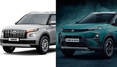 Tata Nexon Facelift vs Hyundai Venue Top Model - Which Compact SUV Now Has More Value?